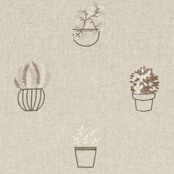 Hidcote - Natural  By Clarke And Clarke | Clarke & Clarke Avebury |  Drapery Embroidery