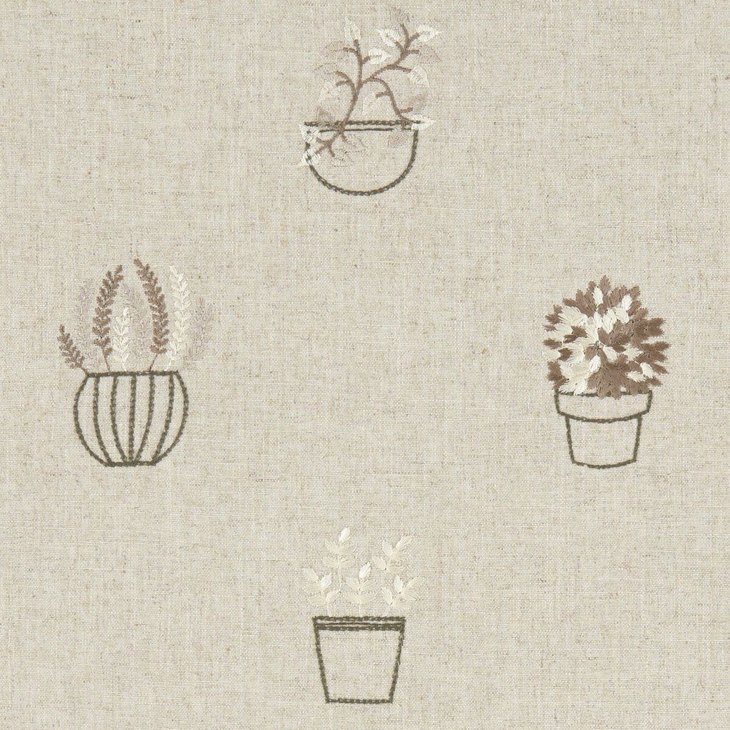 Samples and Purchasing available for Hidcote - Natural  By Clarke And Clarke | Clarke & Clarke Avebury |  Drapery Embroidery at Designer Wallcoverings and Fabrics