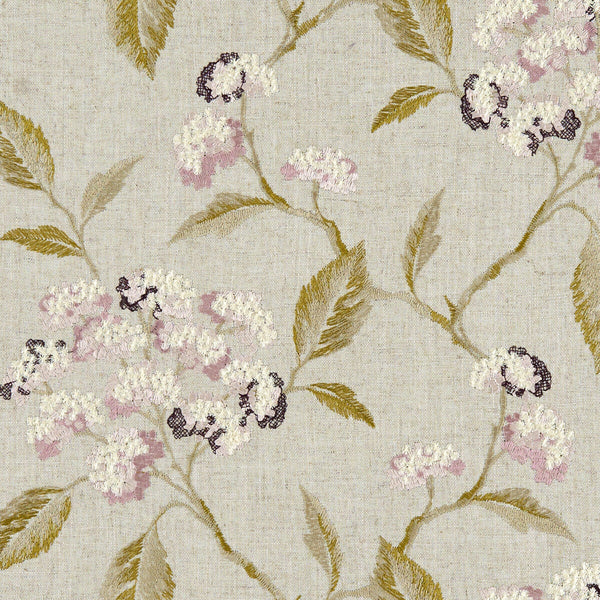 Summerby - Damson  By Clarke And Clarke | Clarke & Clarke Avebury |  Drapery Embroidery