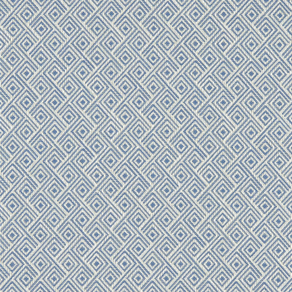 Rhombus - Denim  By Clarke And Clarke | Clarke & Clarke Equinox |  Multipurpose Weave
