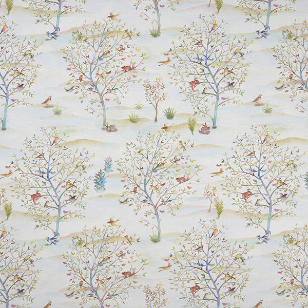 Coppice - Summer/Linen  By Clarke And Clarke | Clarke & Clarke Country Garden | Botanical & Floral Multipurpose Print