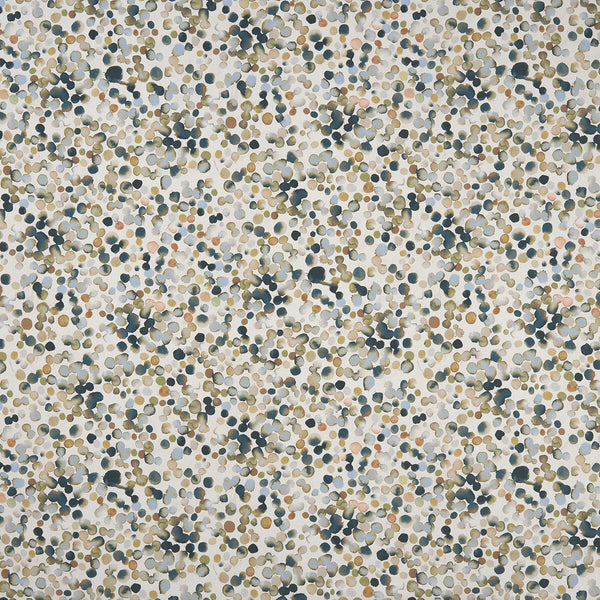Droplet - Cream  By Clarke And Clarke | Clarke & Clarke Country Garden |Modern Dots Multipurpose Print