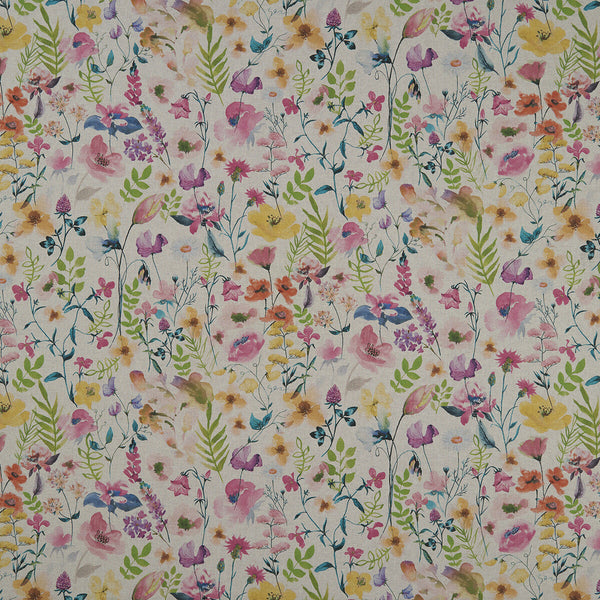 Lolita - Summer/Linen  By Clarke And Clarke | Clarke & Clarke Country Garden | Botanical & Floral Multipurpose Print