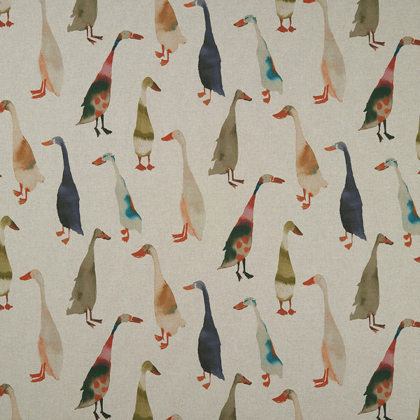 Riverside - Linen  By Clarke And Clarke | Clarke & Clarke Country Garden | Animal/Insects Multipurpose Print