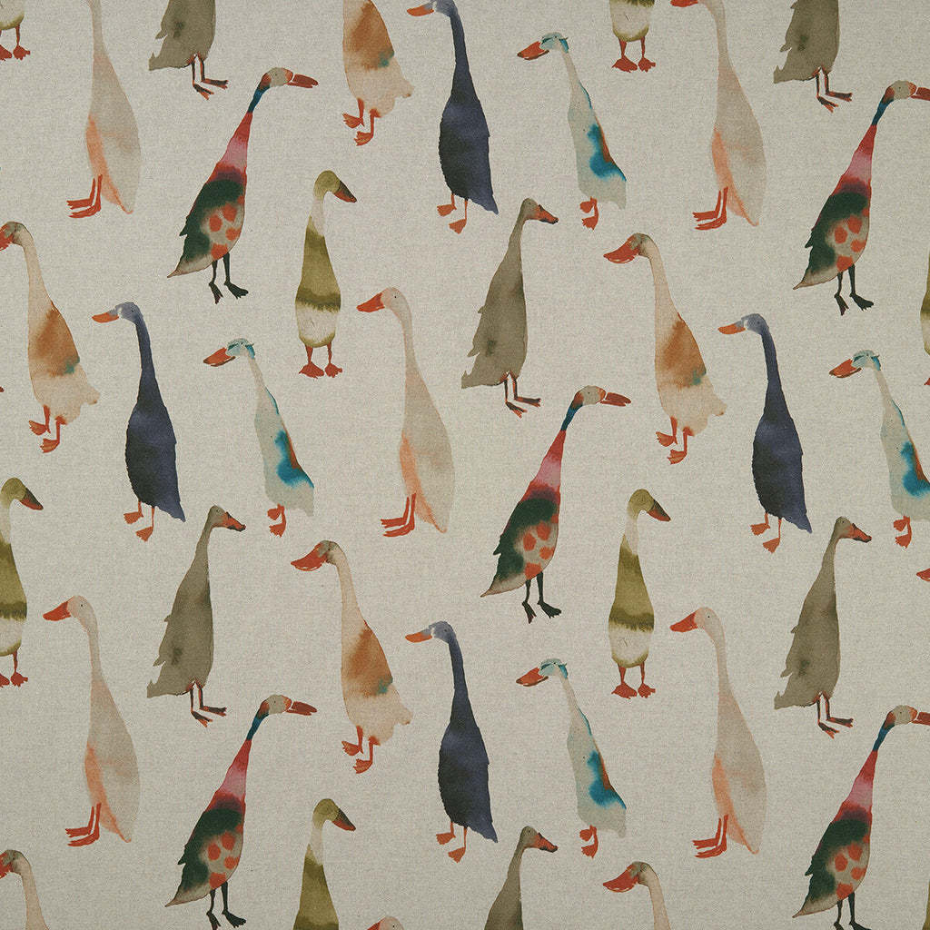 Samples and Purchasing available for Riverside - Linen  By Clarke And Clarke | Clarke & Clarke Country Garden | Animal/Insects Multipurpose Print at Designer Wallcoverings and Fabrics