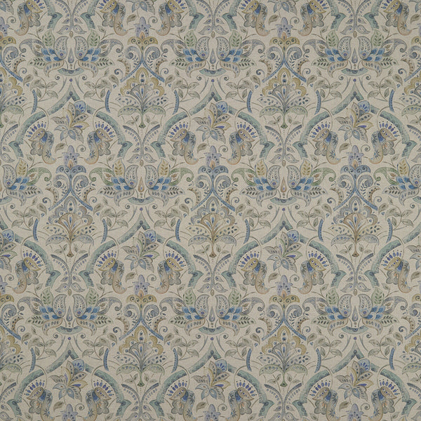 Rosalie - Mineral  By Clarke And Clarke | Clarke & Clarke Country Garden | Paisley Multipurpose Print