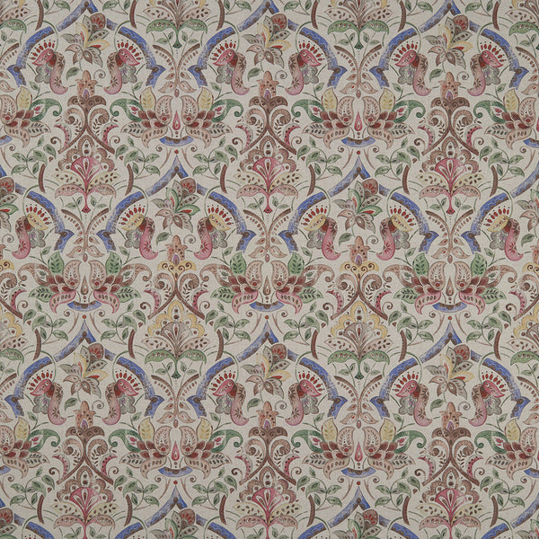 Rosalie - Multi  By Clarke And Clarke | Clarke & Clarke Country Garden | Paisley Multipurpose Print