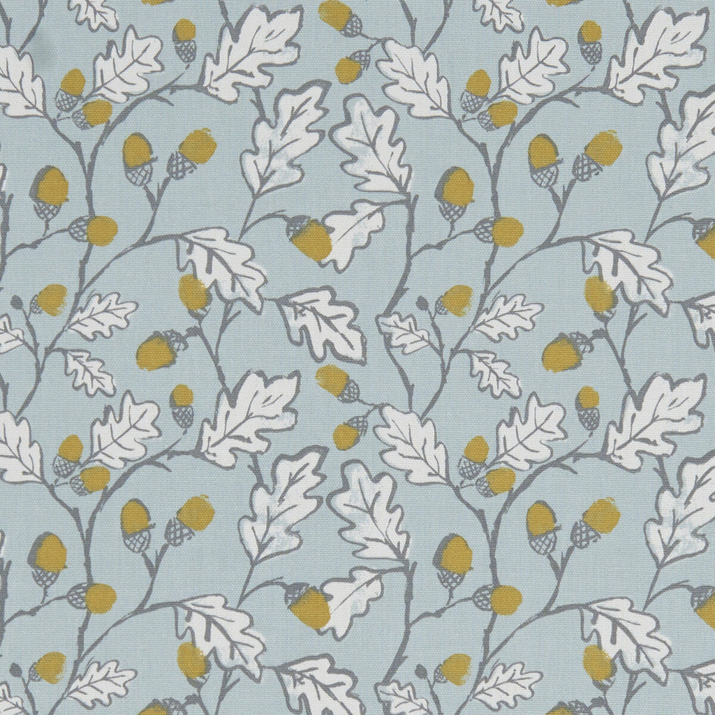 Samples and Purchasing available for Acorn Trail - Duckegg  By Clarke And Clarke | Land & Sea By Studio G For C&C | Botanical & Floral Multipurpose Print at Designer Wallcoverings and Fabrics