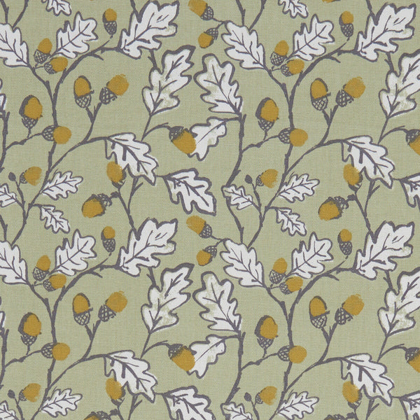 Acorn Trail - Sage  By Clarke And Clarke | Land & Sea By Studio G For C&C | Botanical & Floral Multipurpose Print