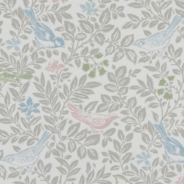 Bird Song - Pastel  By Clarke And Clarke | Land & Sea By Studio G For C&C |Botanical & Floral Flora & Fauna Multipurpose Print