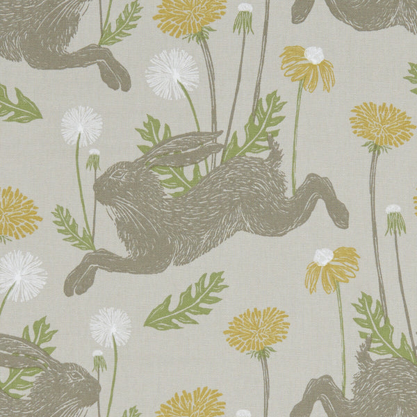 March Hare - Linen  By Clarke And Clarke | Land & Sea By Studio G For C&C | Animal/Insects Multipurpose Print