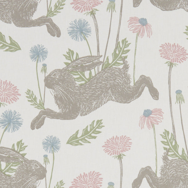 March Hare - Pastel  By Clarke And Clarke | Land & Sea By Studio G For C&C | Animal/Insects Multipurpose Print