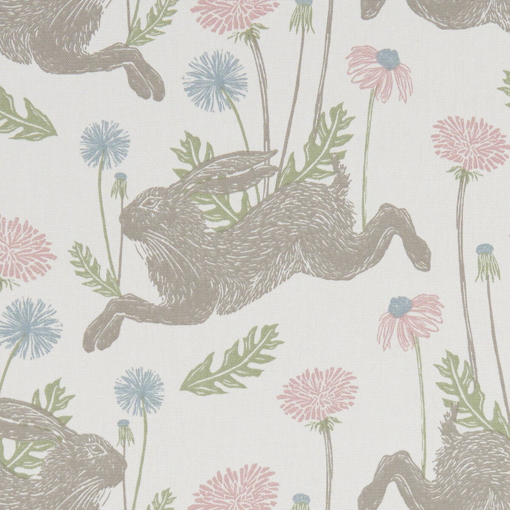 Samples and Purchasing available for March Hare - Pastel  By Clarke And Clarke | Land & Sea By Studio G For C&C | Animal/Insects Multipurpose Print at Designer Wallcoverings and Fabrics