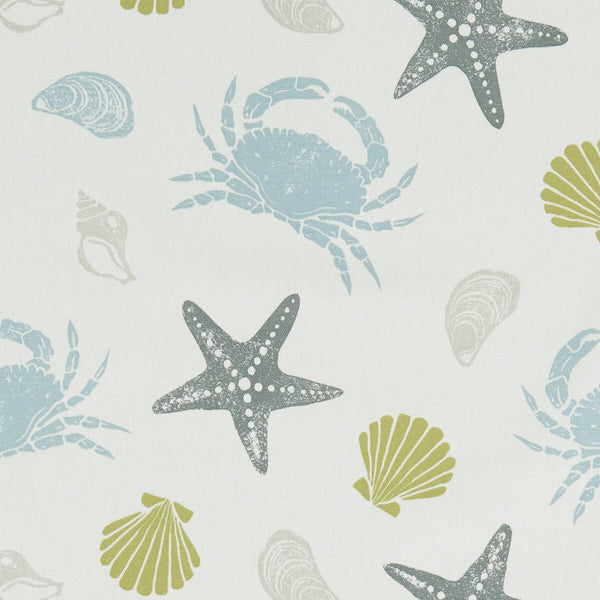 Offshore - Mineral  By Clarke And Clarke | Land & Sea By Studio G For C&C | Novelty Multipurpose Print