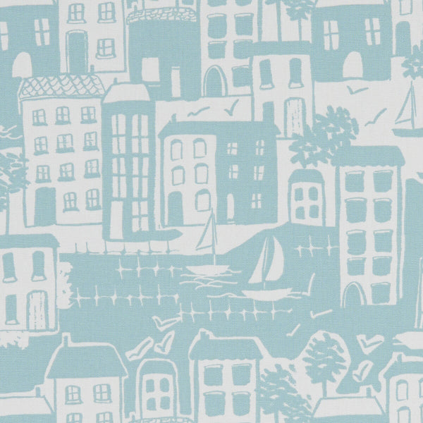 Waterside - Duckegg  By Clarke And Clarke | Land & Sea By Studio G For C&C | Novelty Multipurpose Print