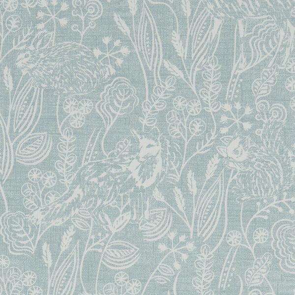 Westleton - Duckegg  By Clarke And Clarke | Land & Sea By Studio G For C&C | Botanical & Floral Multipurpose Print