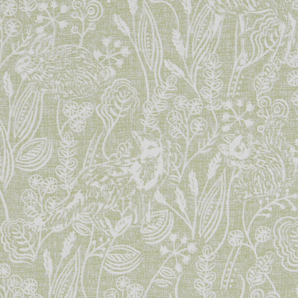 Westleton - Sage  By Clarke And Clarke | Land & Sea By Studio G For C&C | Botanical & Floral Multipurpose Print