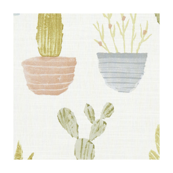 Cactus - Pastel  By Clarke And Clarke | Roof Garden By Studio G For C&C | Novelty Multipurpose Print