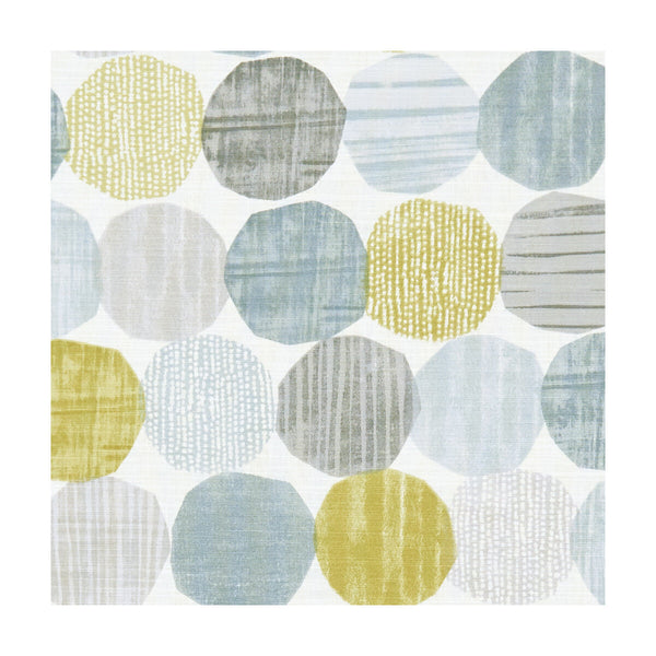 Stepping Stones - Mineral  By Clarke And Clarke | Roof Garden By Studio G For C&C |Modern Geometric Multipurpose Print