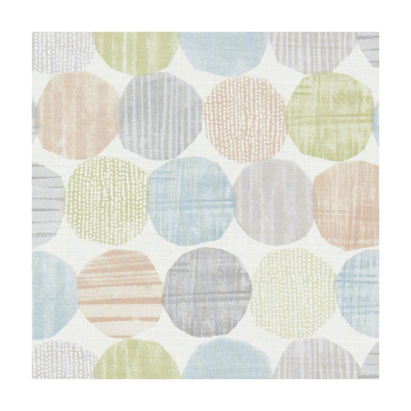 Stepping Stones - Pastel  By Clarke And Clarke | Roof Garden By Studio G For C&C |Modern Geometric Multipurpose Print