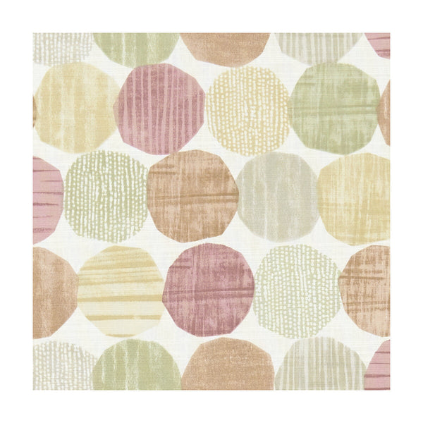 Stepping Stones - Spice  By Clarke And Clarke | Roof Garden By Studio G For C&C |Modern Geometric Multipurpose Print