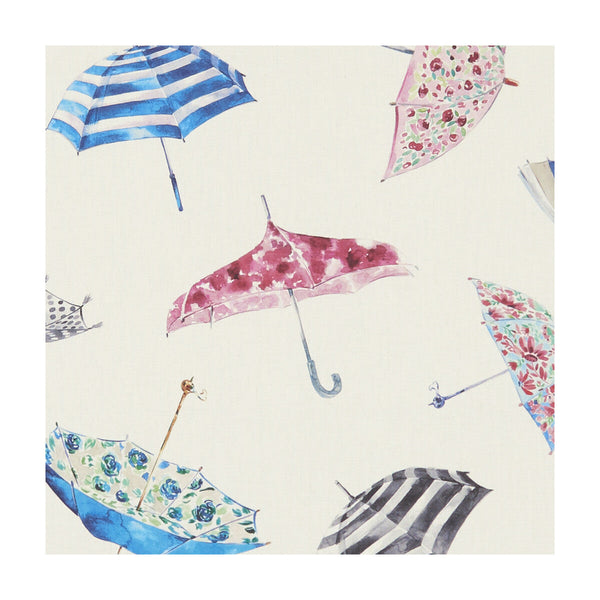 Umbrellas - Cream  By Clarke And Clarke | Village Life By Studio G For C&C | Novelty Multipurpose Print