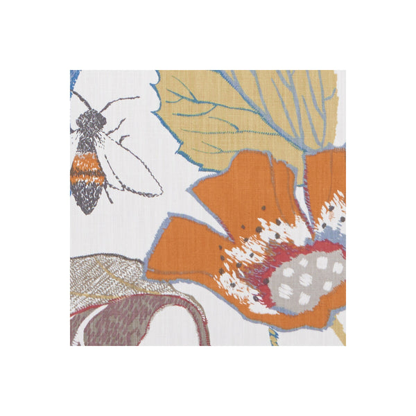 Lotus - Spice  By Clarke And Clarke | Clarke & Clarke Oriental Garden |Botanical & Floral Modern Multipurpose Print