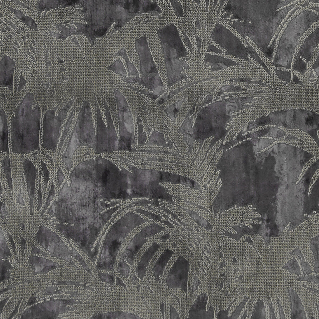 Samples and Purchasing available for Tropicale - Charcoal  By Clarke And Clarke | Clarke & Clarke Exotica | Botanical & Floral Multipurpose Weave at Designer Wallcoverings and Fabrics