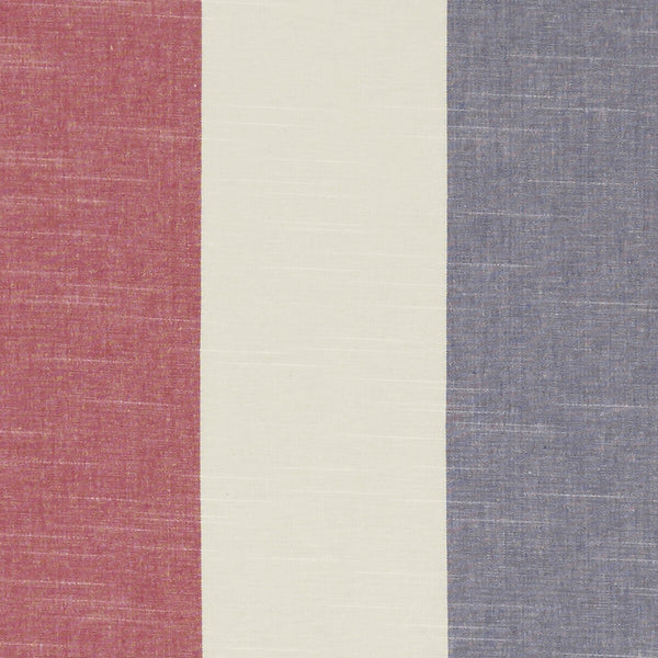 Buckton - Denim/Red  By Clarke And Clarke | Bempton By Studio G For C&C |  Multipurpose Weave
