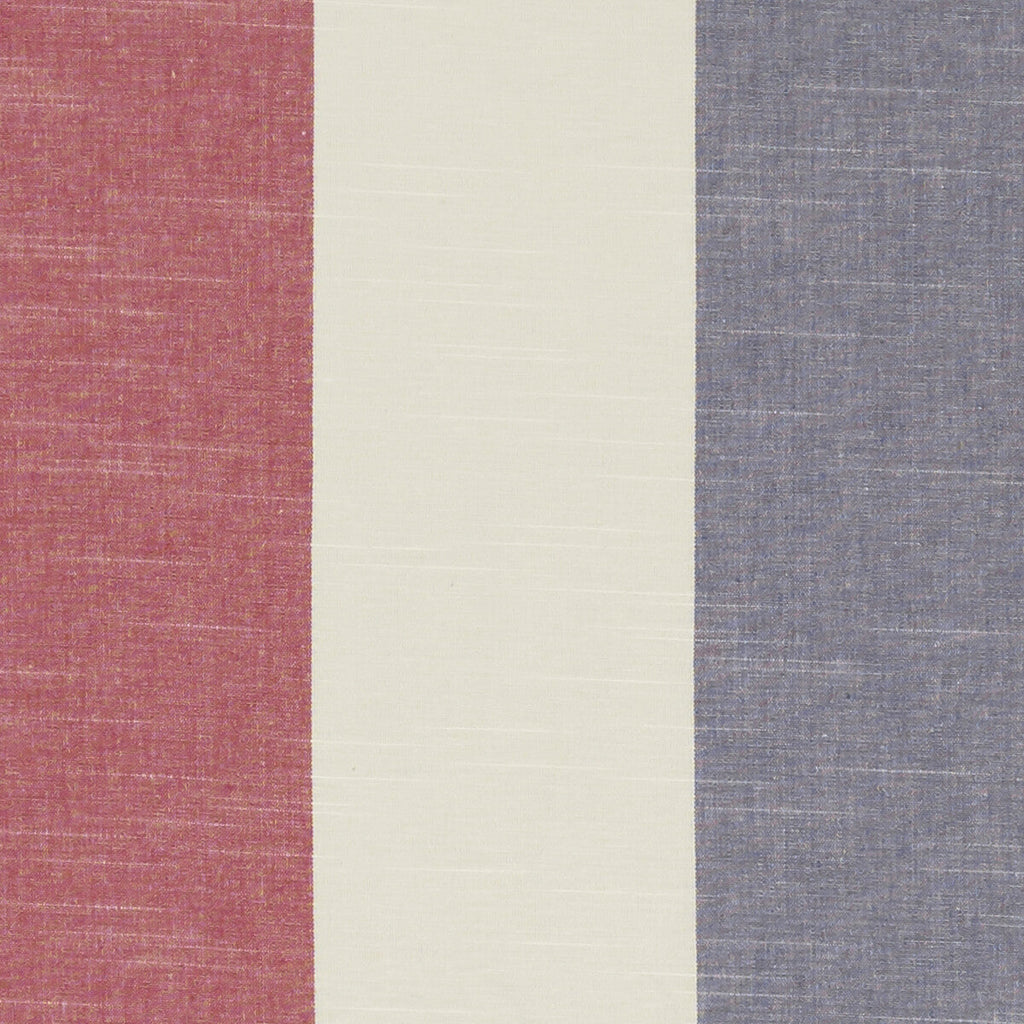 Samples and Purchasing available for Buckton - Denim/Red  By Clarke And Clarke | Bempton By Studio G For C&C |  Multipurpose Weave at Designer Wallcoverings and Fabrics