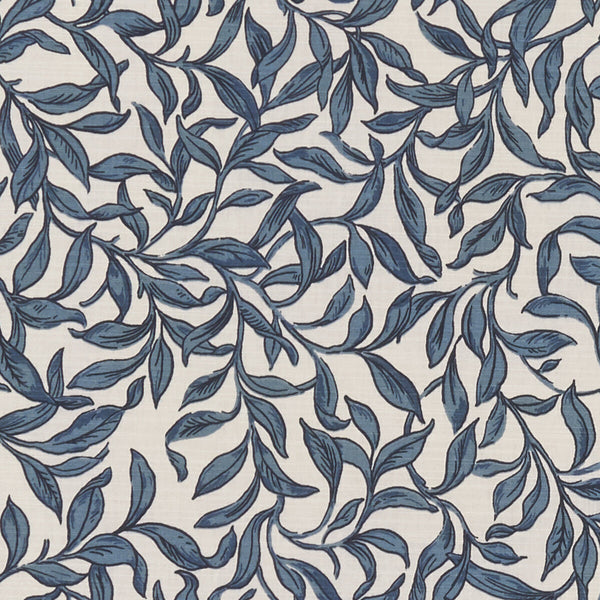 Entwistle - Denim  By Clarke And Clarke | Sherwood By Studio G For C&C | Botanical & Floral Multipurpose Print
