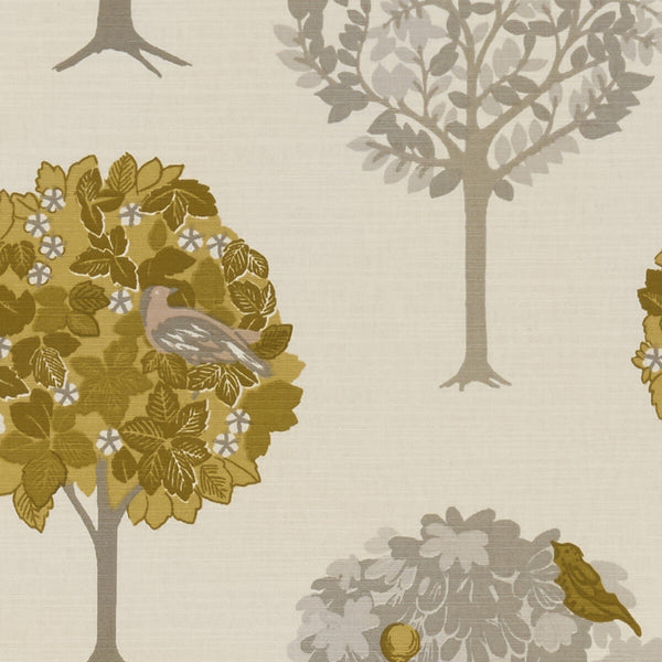 Sherwood - Ochre  By Clarke And Clarke | Sherwood By Studio G For C&C | Novelty Multipurpose Print
