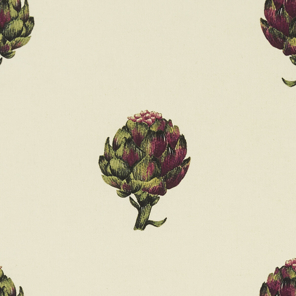 Samples and Purchasing available for Artichoke - Ivory  By Clarke And Clarke | Clarke & Clarke Eden | Novelty Multipurpose Print at Designer Wallcoverings and Fabrics