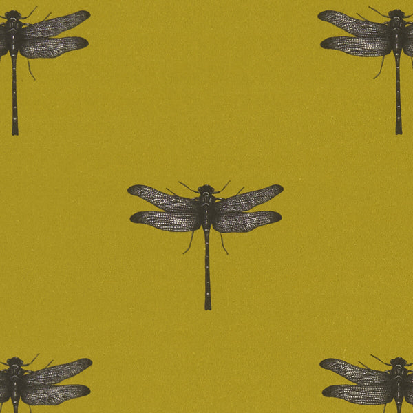 Azure - Ochre  By Clarke And Clarke | Clarke & Clarke Eden | Animal/Insects Multipurpose Print