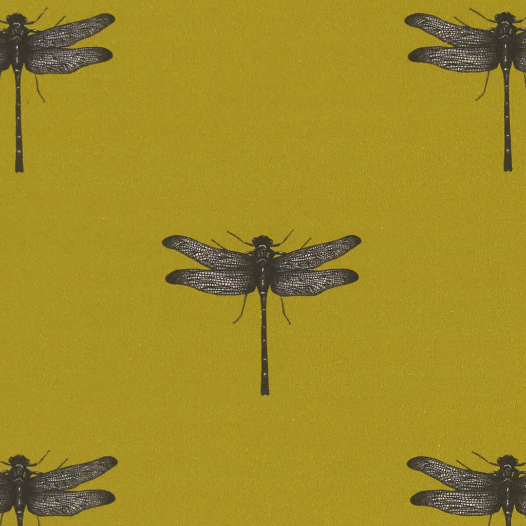 Samples and Purchasing available for Azure - Ochre  By Clarke And Clarke | Clarke & Clarke Eden | Animal/Insects Multipurpose Print at Designer Wallcoverings and Fabrics