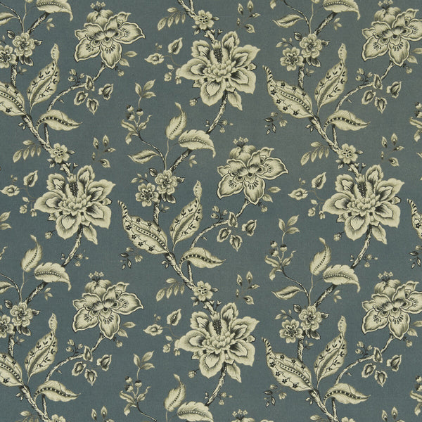 Palampore - Denim  By Clarke And Clarke | Clarke & Clarke Eden | Botanical & Floral Multipurpose Print