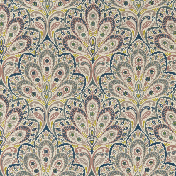 Persia - Multi  By Clarke And Clarke | Clarke & Clarke Eden | Paisley Multipurpose Print