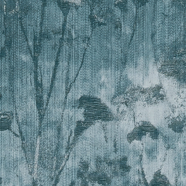 Silhouette - Kingfisher  By Clarke And Clarke | Clarke & Clarke Diffusion |Botanical & Floral Modern Upholstery Sheer