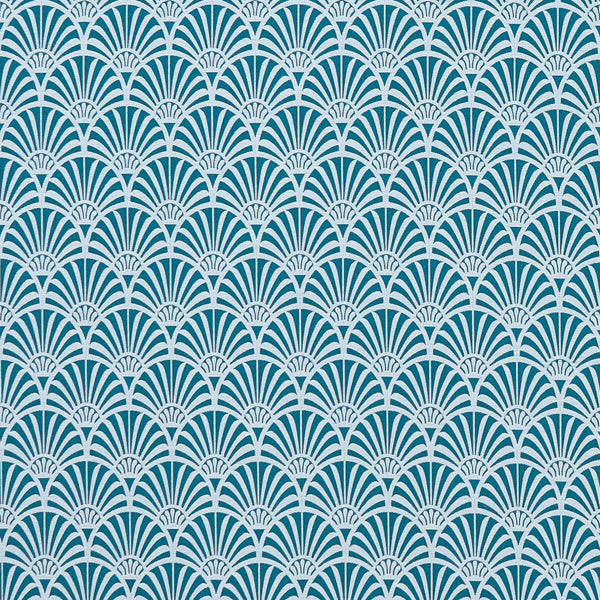 Zellige - Teal  By Clarke And Clarke | Clarke & Clarke Prince Of Persia |Modern  Multipurpose Sheer
