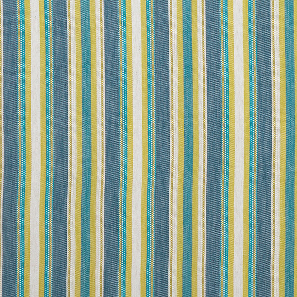 Ziba - Denim/Chartreuse  By Clarke And Clarke | Clarke & Clarke Prince Of Persia | Stripes Multipurpose Weave