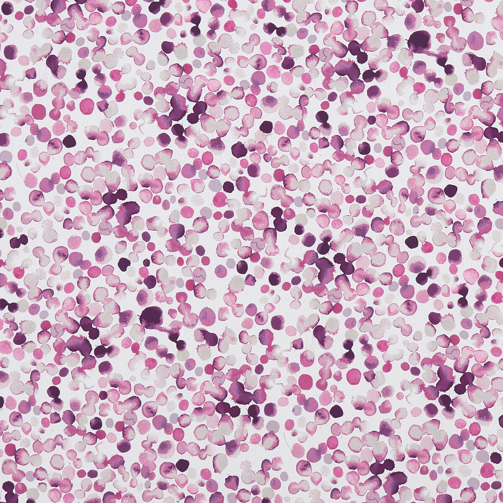 Samples and Purchasing available for Lugar - Magenta  By Clarke And Clarke | Palmero By Studio G For C&C |Modern Dots Multipurpose Print at Designer Wallcoverings and Fabrics
