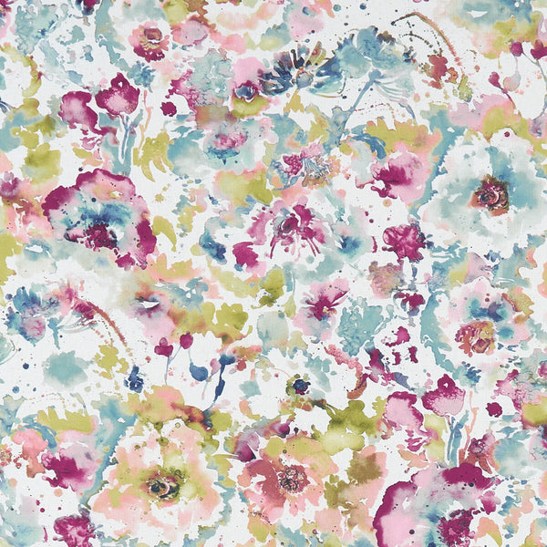 Florrie - Sorbet  By Clarke And Clarke | Palmero By Studio G For C&C |Botanical & Floral Modern Multipurpose Print