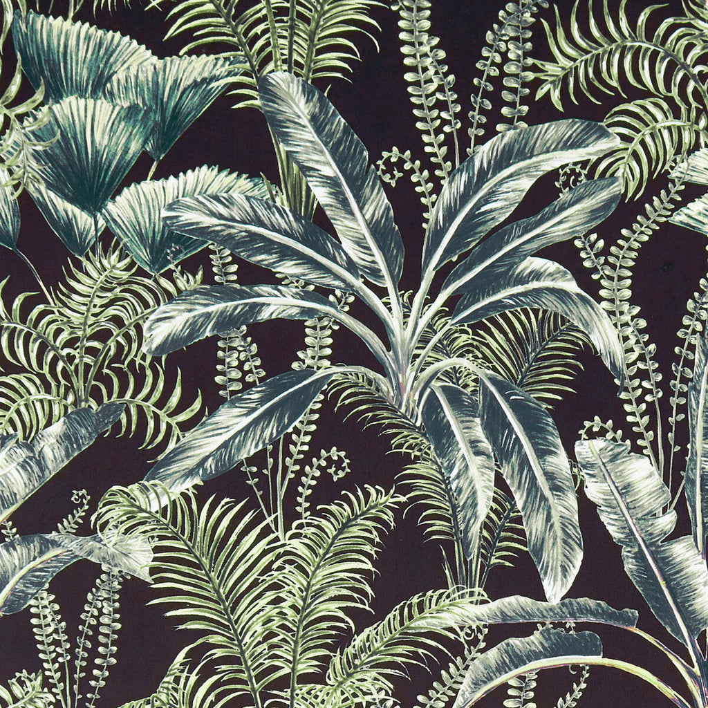 Samples and Purchasing available for Majorelle Velvet - Charcoal  By Clarke And Clarke | Clarke & Clarke Prince Of Persia | Botanical & Floral Multipurpose Weave at Designer Wallcoverings and Fabrics