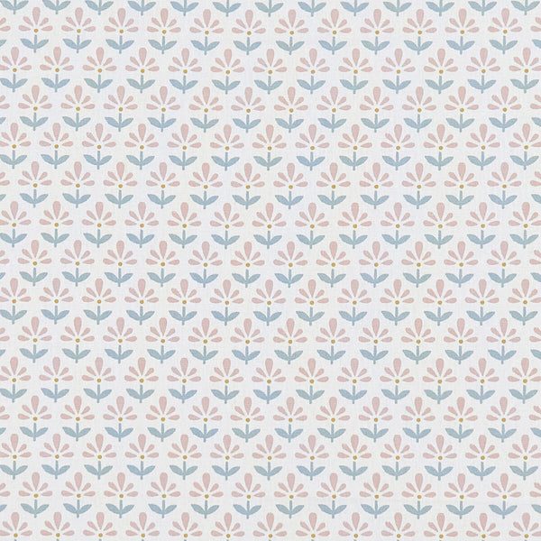 Fleur - Blush/Mineral  By Clarke And Clarke | Co-Ordinates By Studio G For C&C | Botanical & Floral Upholstery Print