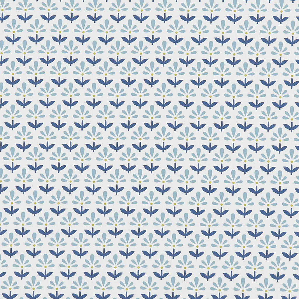Samples and Purchasing available for Fleur - Denim  By Clarke And Clarke | Co-Ordinates By Studio G For C&C | Botanical & Floral Upholstery Print at Designer Wallcoverings and Fabrics