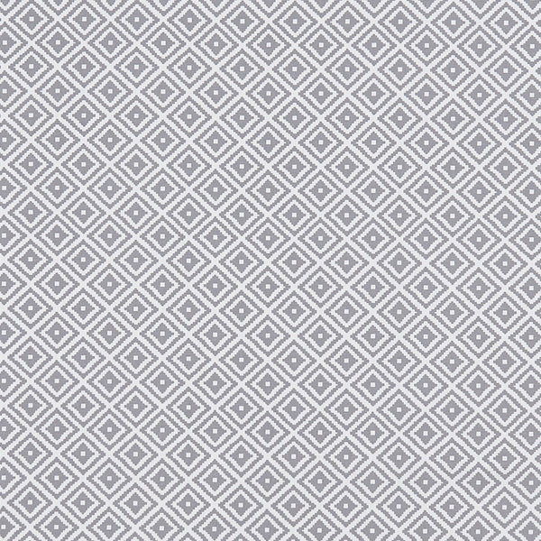 Kiki - Smoke  By Clarke And Clarke | Co-Ordinates By Studio G For C&C |Diamond Small Scale Upholstery Print