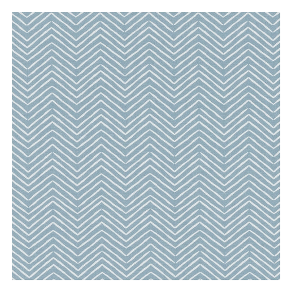 Pica - Chambray  By Clarke And Clarke | Co-Ordinates By Studio G For C&C |Modern Flamestitch Upholstery Print