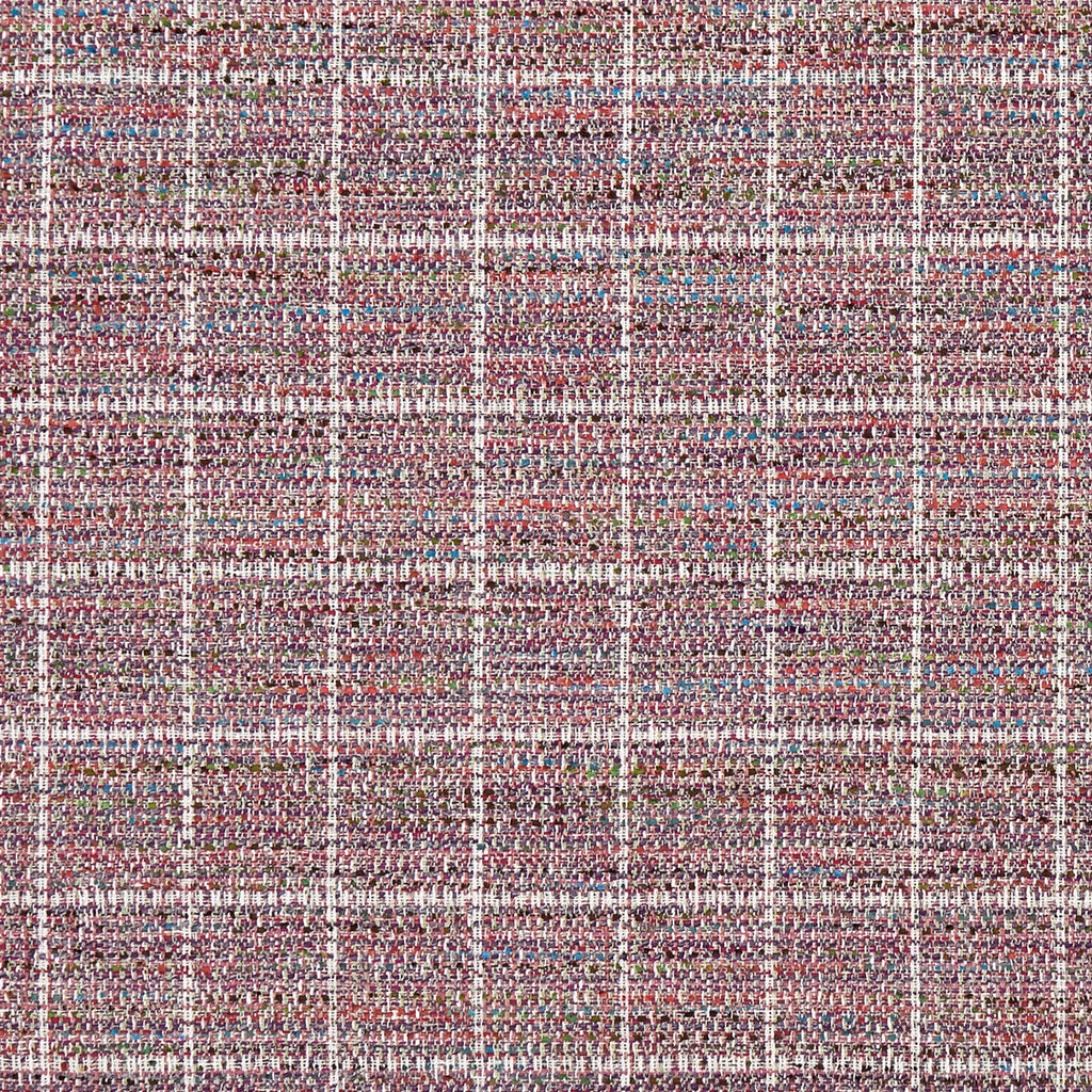 Samples and Purchasing available for Sezane - Berry  By Clarke And Clarke | Clarke & Clarke Mode | Plaid / Check Upholstery Weave at Designer Wallcoverings and Fabrics