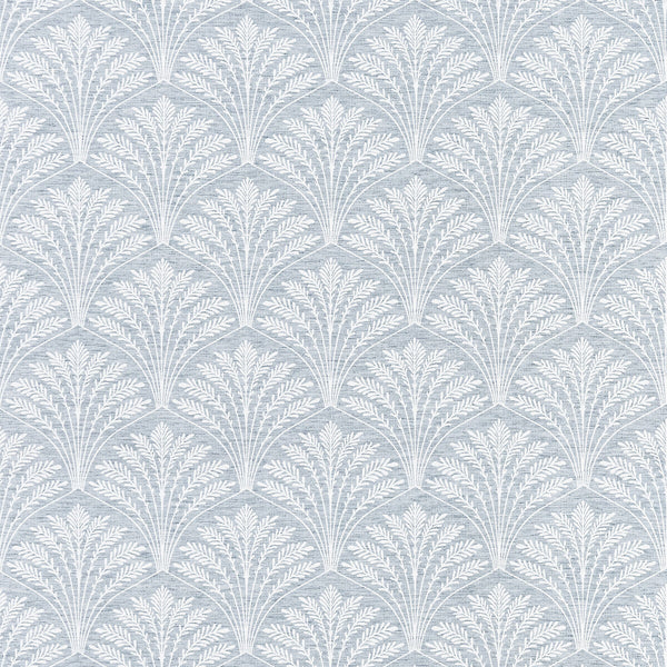 Freja - Chambray Blue By Clarke And Clarke | Marika By Studio G For C&C | Botanical & Floral Multipurpose