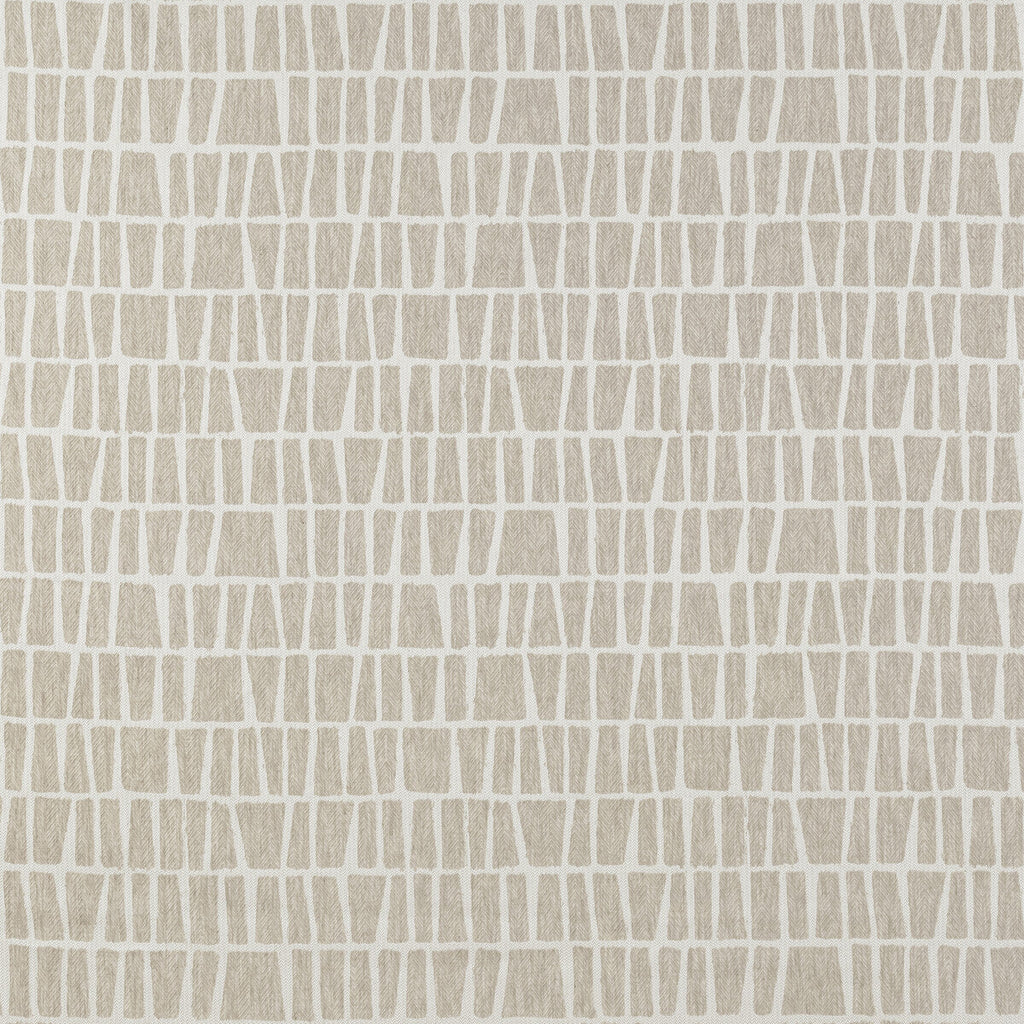 Samples and Purchasing available for Quadro - Linen Beige By Clarke And Clarke | Marika By Studio G For C&C | Geometric Multipurpose  at Designer Wallcoverings and Fabrics